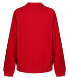 Springfield Academy Red Trutex Sweatshirt Cardigan