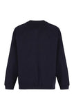 Bowesfield Navy Trutex V Neck Sweatshirt