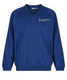 Gurney Pease Royal Blue Trutex V Neck Sweatshirt