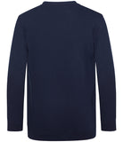 John Emmerson Batty Navy AWDis V Neck Sweatshirt