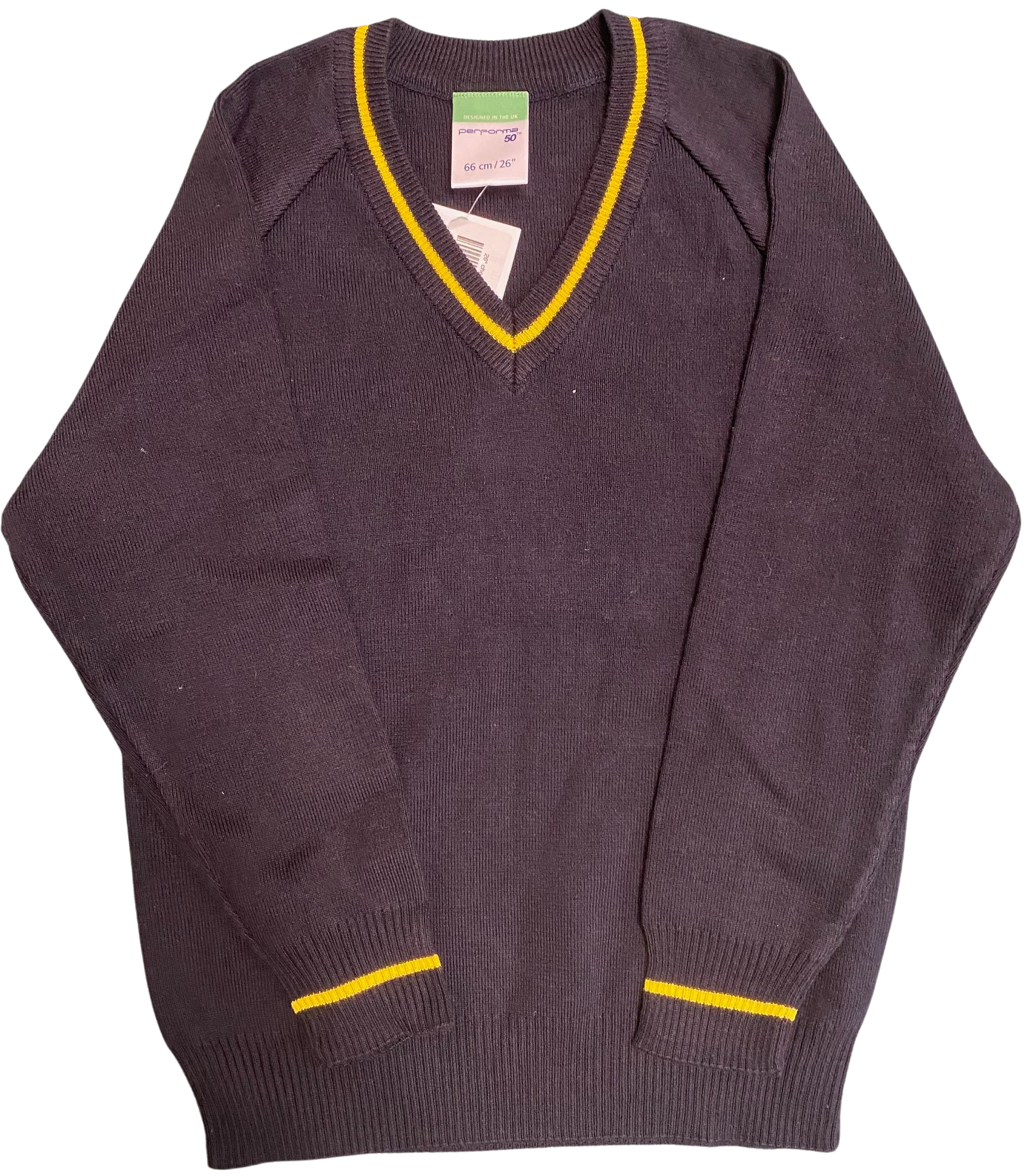 Navy And Yellow 50/50 Jumper