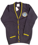 Stokesley Primary Navy And Yellow Knitwear Cardigan (Years 1-6 Only)