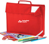 Springfield Academy Red Classic Book Bag