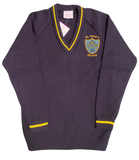 St. Peter's Elwick Navy And Yellow Knitwear Jumper