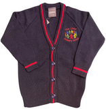 The Links Navy And Red Knitwear Cardigan