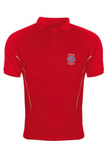 Acklam Grange Red and White Boys Sports Polo