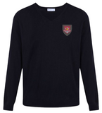 English Martyrs Trutex Black Cotton Jumper