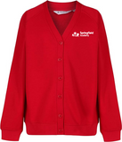 Springfield Academy Red Trutex Sweatshirt Cardigan