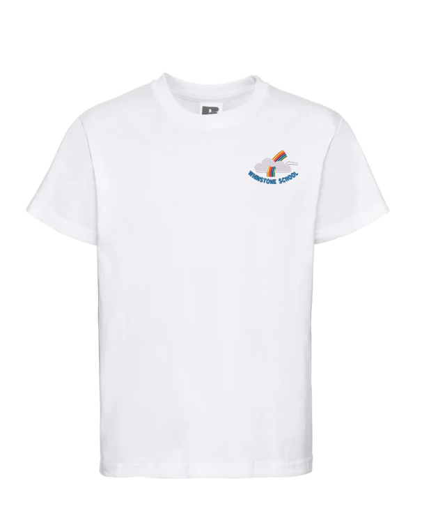 Whinstone Primary White Sports T-Shirt