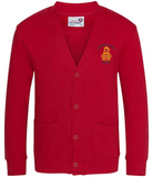 Tudhoe Red AWDis Sweatshirt Cardigan