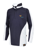 Nunthorpe Academy Navy and White Spirit Rugby Top