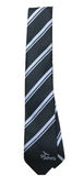 Black And Silver Full Tie (Sixth Form)