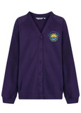 Whitecliffe Academy Purple Trutex Sweatshirt Cardigan (Year 6 Only)