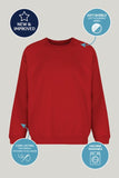 Springfield Academy Red Trutex Crew Neck Sweatshirt