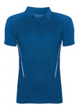 Royal Blue And White Girls Sports Polo