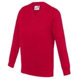 Tudhoe Red Savers V Neck Sweatshirt