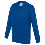 Gurney Pease Royal Blue Savers V Neck Sweatshirt