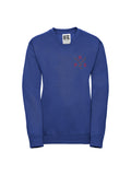Roseberry Billingham Royal Blue Russell V Neck Sweatshirt