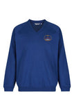 Yarm Primary Royal Blue Trutex V Neck Sweatshirt