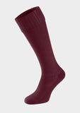 Burgundy Sport Socks