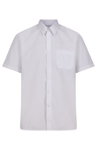 White Trutex Boys Short Sleeve Shirt
