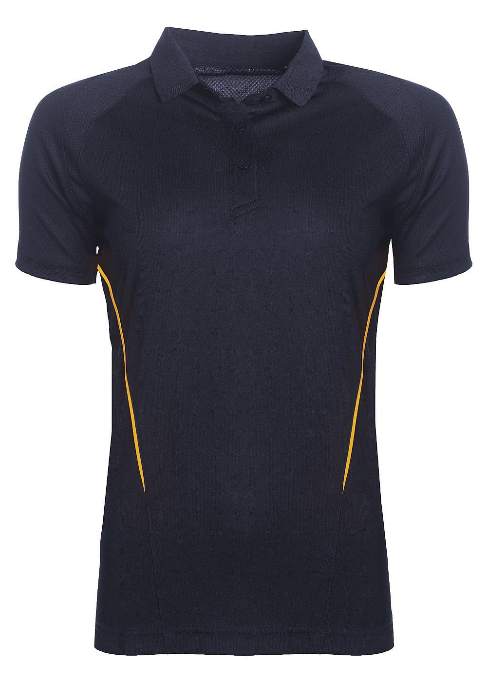 Navy And Gold Girls Sports Polo