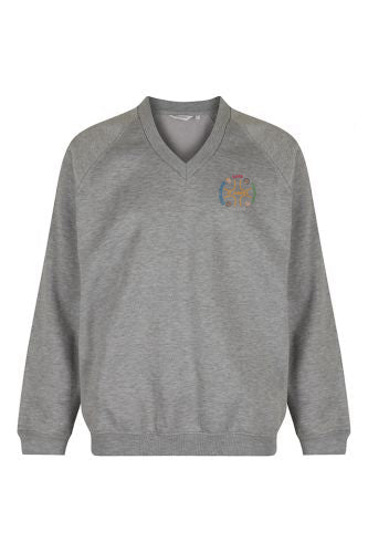 St. Josephs Blackhall Grey Trutex V Neck Sweatshirt