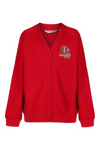 Badger Hill Red Trutex Sweatshirt Cardigan