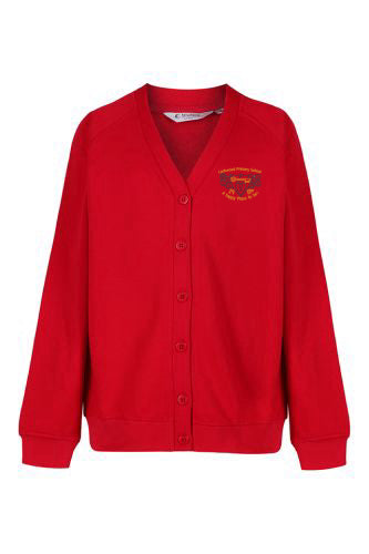 Lockwood Red Trutex Sweatshirt Cardigan