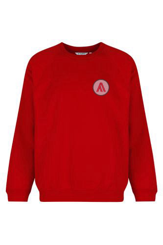 Abbey Federation Red Trutex Crew Neck Sweatshirt