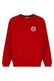 Abbey Federation Red Trutex Crew Neck Sweatshirt