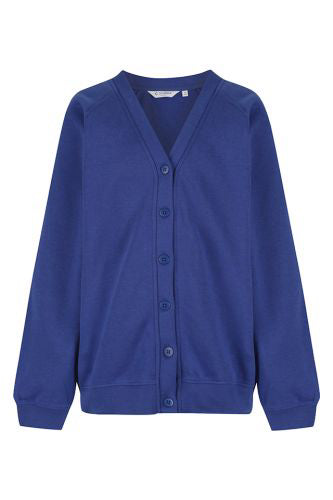 Royal Blue Trutex Sweatshirt Cardigan