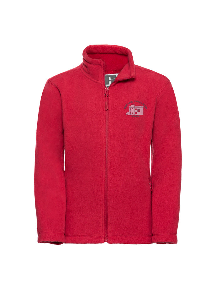 North & South Cowton Red Fleece Jacket
