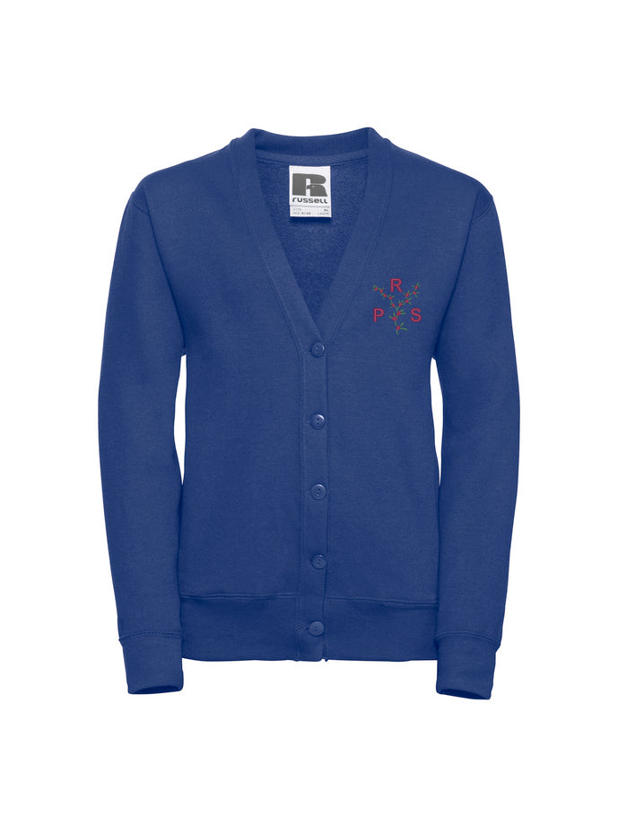 Roseberry Billingham Royal Blue Russell Sweatshirt Cardigan