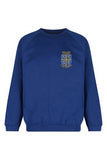 William Cassidi Royal Blue Trutex Crew Neck Sweatshirt