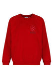 Brougham Red Trutex Crew Neck Sweatshirt