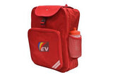 Education Village Springfield Red Backpack