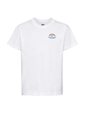 Carlton and Faceby White Sports T-Shirt