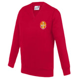 St. Josephs Billingham Red Savers V Neck Sweatshirt