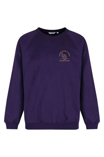 Stephenson Way Key Stage 1 Purple Trutex Crew Neck Sweatshirt