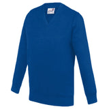 Frederick Nattrass Royal Blue Savers V Neck Sweatshirt