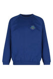END OF LINE OLD LOGO -  St. George's Primary Royal Blue Trutex Crew Neck Sweatshirt