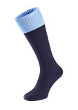 Navy Blue And Sky Blue Sport Socks