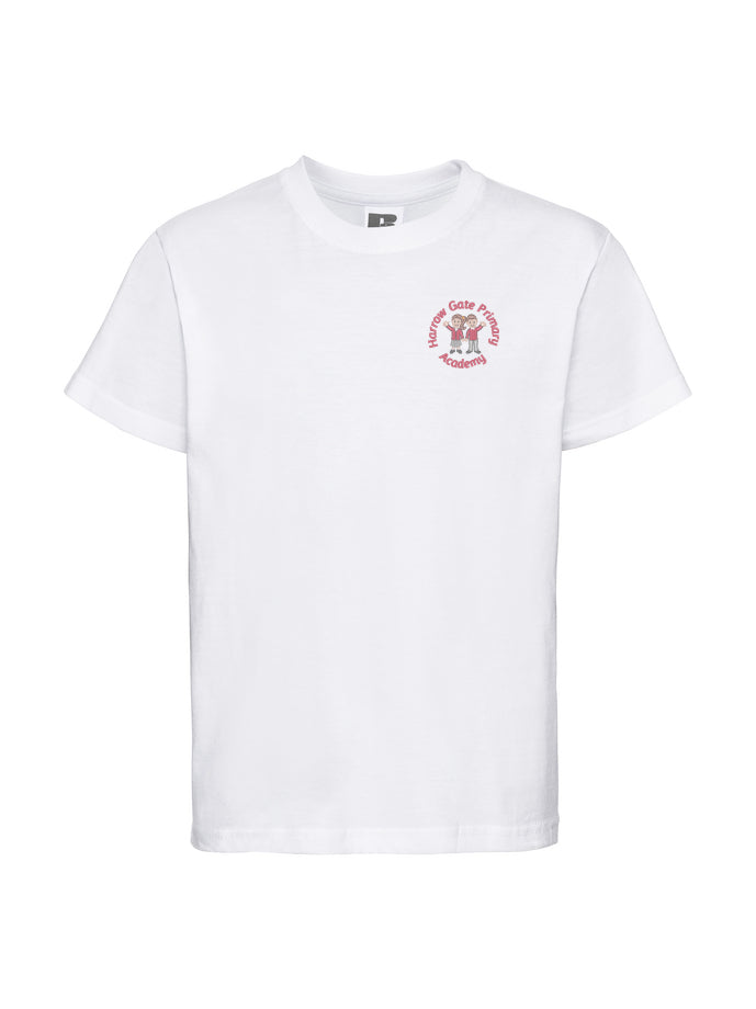 Harrow Gate White Sports T-Shirt