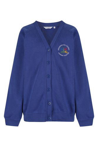 Hemlington Hall Royal Blue Trutex Sweatshirt Cardigan