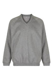 Grey Trutex V Neck Sweatshirt