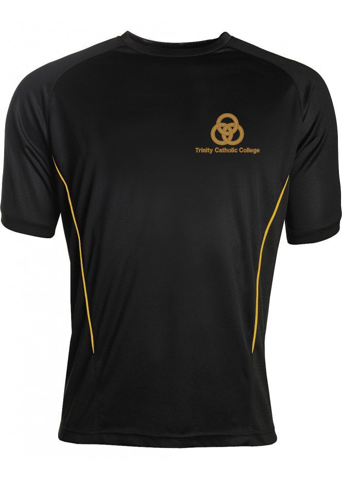 Trinity Black And Gold Boys Sports Top