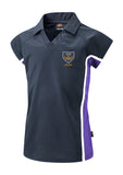 All Saints Navy, Purple And White Girls Sports Polo House Helena