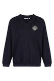 Stokesley Primary Navy Trutex V Neck Sweatshirt