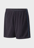 North Shore Navy Blue Sports Shorts with Sky Piping